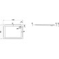 Laufen Solutions - Receveur de douche 1200x900 mm, blanc H2125030000001