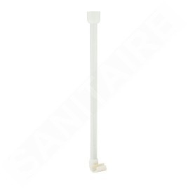 Sapho Ridder Accessoires - Support de barre de douche universel d’angle, blanc 596001