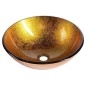 Sapho Beauty - Vasque à poser, diamètre 420 mm, orange doré 2501-19 Sapho Beauty - Vasque à poser, diamètre 420 mm, orange doré 2501-19