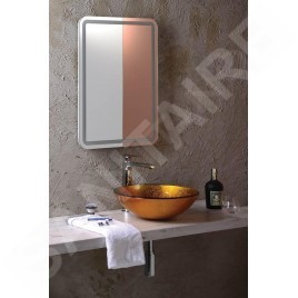 Sapho Beauty - Vasque à poser, diamètre 420 mm, orange doré 2501-19