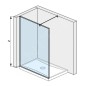 Jika Pure - Paroi latérale en verre, 1300x2000 mm, avec finition Jika Perla Glass H2674240026681 Jika Pure - Paroi latérale en verre, 1300x2000 mm, avec finition Jika Perla Glass H2674240026681