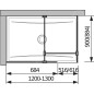 Jika Pure - Walk In d’angle, 2 parois 684x2000 mm et 884x2000 mm, avec finition Jika Perla Glass H2684240026681 Jika Pure - Walk In d’angle, 2 parois 684x2000 mm et 884x2000 mm, avec finition Jika Perla Glass H2684240026681