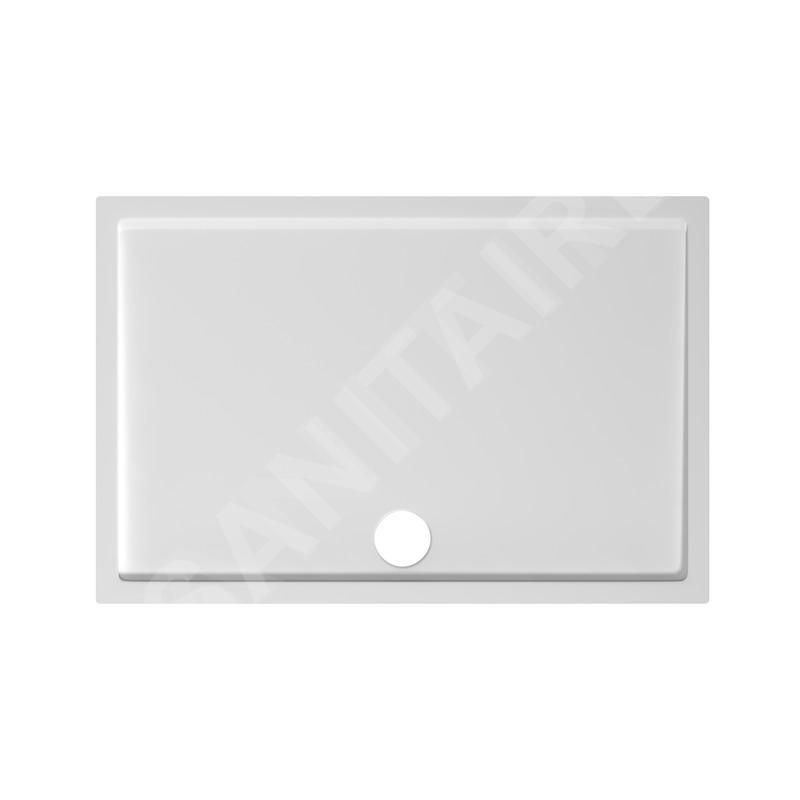 Jika Padana - Receveur de douche, marbre coulé, 1200x800x30 mm, blanc H2119350000001