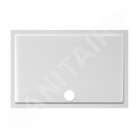 Jika Padana - Receveur de douche, marbre coulé, 1200x800x30 mm, blanc H2119350000001