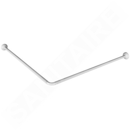 Aqualine Accessoires - Barre de suspension d'angle 900x900 mm, blanc AC9090