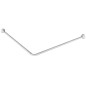 Aqualine Accessoires - Barre de suspension d'angle 900x900 mm, blanc AC9090