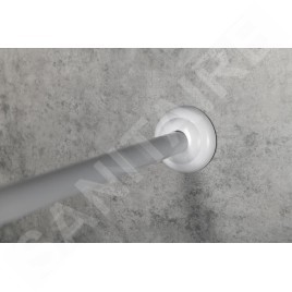 Aqualine Accessoires - Barre de suspension d'angle 900x900 mm, blanc AC9090