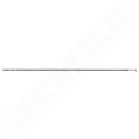 Aqualine Accessoires - Barre d'écartement télescopique 70-120 cm, aluminium, blanc TC120