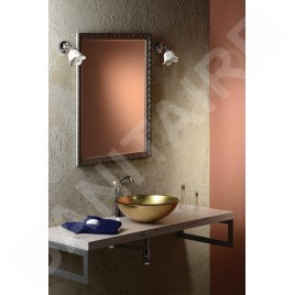 Sapho Beauty - Vasque à poser, diamètre 420 mm, verre/or 2501-22