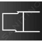 Ideal Standard Synergy - Profil de réglage 25 mm, hauteur 19.00 mm, aluminium brillant LV946EO