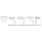 Sapho Isvea Sott Aqua - Lavabo à encastrer 480x420 mm, avec un trou pour robinet, blanc 10SQ50048