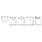 Sapho Isvea Sott Aqua - Lavabo 571x440 mm, avec trop-plein, avec trou pour robinetterie, blanc 10SQ50057 Sapho Isvea Sott Aqua - Lavabo 571x440 mm, avec trop-plein, avec trou pour robinetterie, blanc 10SQ50057