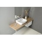 Sapho Isvea Sott Aqua - Lavabo 571x440 mm, avec trop-plein, avec trou pour robinetterie, blanc 10SQ50057 Sapho Isvea Sott Aqua - Lavabo 571x440 mm, avec trop-plein, avec trou pour robinetterie, blanc 10SQ50057