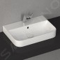 Sapho Isvea Sott Aqua - Lavabo 571x440 mm, avec trop-plein, avec trou pour robinetterie, blanc 10SQ50057 Sapho Isvea Sott Aqua - Lavabo 571x440 mm, avec trop-plein, avec trou pour robinetterie, blanc 10SQ50057