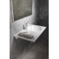 Sapho Juno - Lavabo 800x150x470 mm, sans trop-plein, trou de robinetterie à gauche, blanc JU081 Sapho Juno - Lavabo 800x150x470 mm, sans trop-plein, trou de robinetterie à gauche, blanc JU081