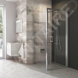 Ravak Blix - Paroi de douche BLPSZ-80, 780-800 mm, aluminium brillant/verre clair X93H40C00Z1