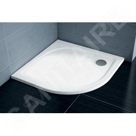 Ravak Galaxy Pro Flat - Receveur de douche quart de rond Elipso Pro-80 Flat, 800x800 mm, blanc XA234411010