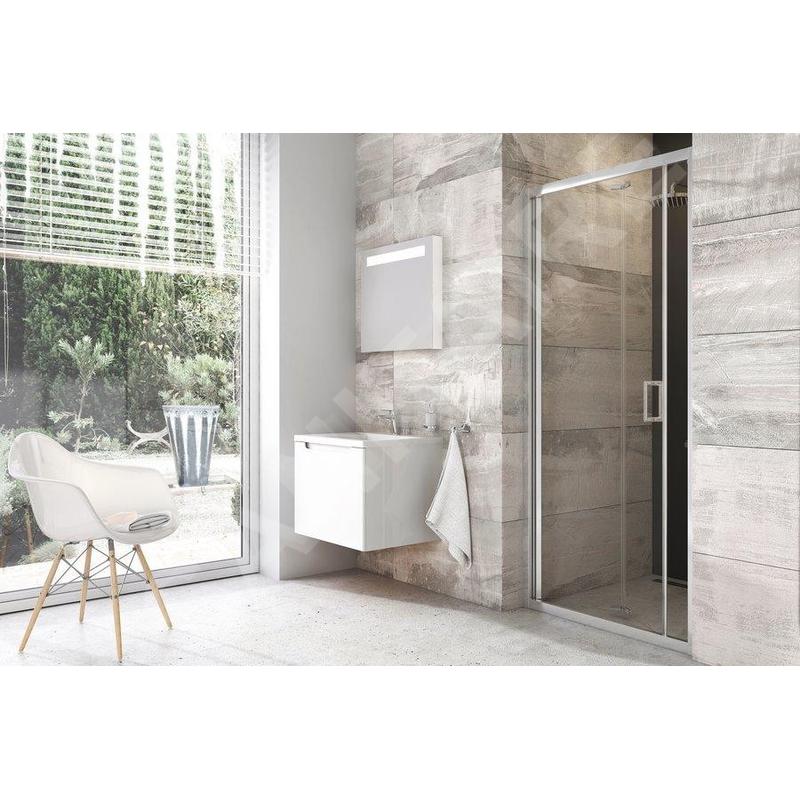 Ravak Blix - Porte de douche pliante en deux parties BLDZ2-70, 670-710 mm, aluminium brillant/verre clair X01H10C00Z1 Ravak Blix - Porte de douche pliante en deux parties BLDZ2-70, 670-710 mm, aluminium brillant/verre clair X01H10C00Z1