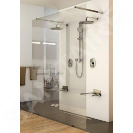 Ravak Walk-In - Paroi de douche Walk-in Free 120, 1200x2000 mm, verre clair GW9FG0C00Z1
