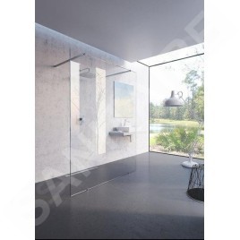 Ravak Walk-In - Paroi de douche à l'italienne Free 140, 1400x2000 mm, verre clair GW9FM0C00Z1