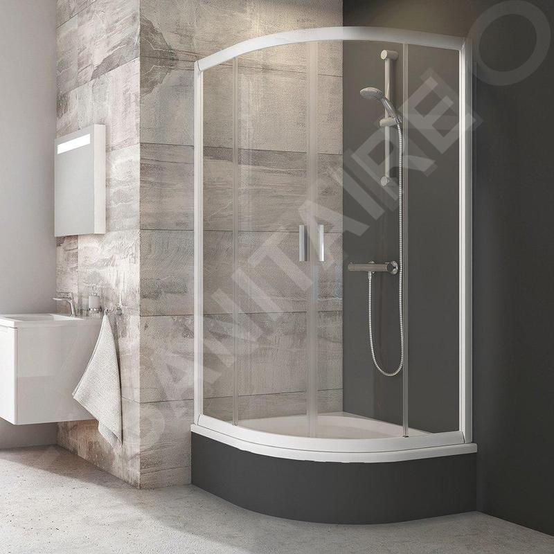Ravak Blix - Cabine de douche quart de rond en 4 parties BLCP4-90 Sabina, 880-900 mm, blanc/verre clair 3B270140Z1 Ravak Blix - Cabine de douche quart de rond en 4 parties BLCP4-90 Sabina, 880-900 mm, blanc/verre clair 3B270140Z1
