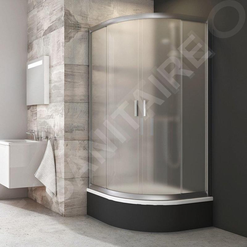 Ravak Blix - Cabine de douche quart de rond en quatre parties BLCP4-90 Sabina, 880-900 mm, satin/verre Grape 3B270U40ZG Ravak Blix - Cabine de douche quart de rond en quatre parties BLCP4-90 Sabina, 880-900 mm, satin/verre Grape 3B270U40ZG