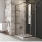 Ravak Blix - Cabine de douche 4 éléments BLRV2-80, 780-800 mm, satin/verre clair 1LV40U00Z1