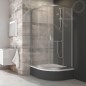 Ravak Blix - Cabine de douche quart de rond en 4 parties BLCP4-90 Sabina, 880-900 mm, satin/verre clair 3B270U40Z1 Ravak Blix - Cabine de douche quart de rond en 4 parties BLCP4-90 Sabina, 880-900 mm, satin/verre clair 3B270U40Z1