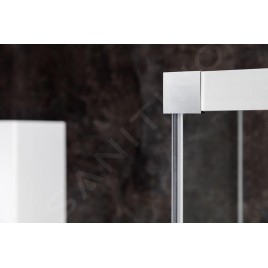 Ravak Matrix - Cabine de douche en trois parties MSDPS-100/100 R, 985-1005 mm, satin/verre clair 0WPAAU00Z1