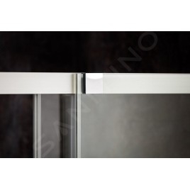 Ravak Matrix - Cabine de douche en trois parties MSDPS-100/100 R, 985-1005 mm, satin/verre clair 0WPAAU00Z1