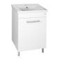 Aqualine Céramique - Lavabo Sava, 550x460x165 mm, avec trop-plein, blanc 2055 Aqualine Céramique - Lavabo Sava, 550x460x165 mm, avec trop-plein, blanc 2055