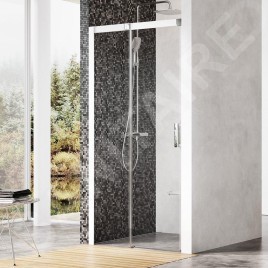 Ravak Matrix - Porte de douche en deux parties MSD2-110 L, 1075-1115 mm, verre satiné/clair 0WLD0U00Z1