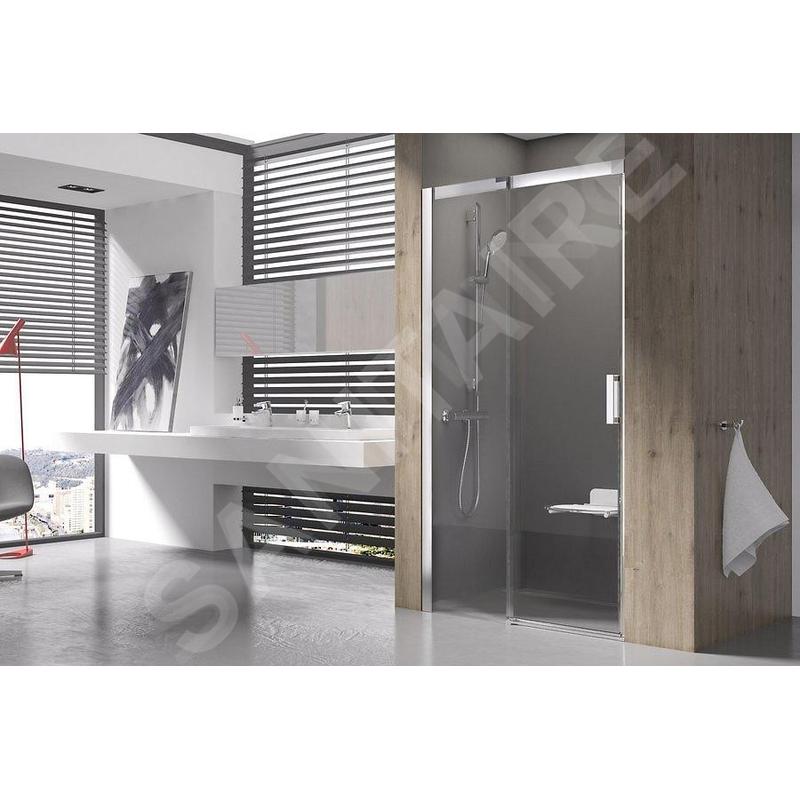 Ravak Matrix - Porte de douche en deux parties MSD2-100 L, 975-1015 mm, verre satiné/clair 0WLA0U00Z1 Ravak Matrix - Porte de douche en deux parties MSD2-100 L, 975-1015 mm, verre satiné/clair 0WLA0U00Z1