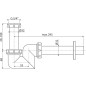 Alcadrain Siphons - Siphon pour lavabo/bidet, diamètre 32 mm A45F-DN32 Alcadrain Siphons - Siphon pour lavabo/bidet, diamètre 32 mm A45F-DN32