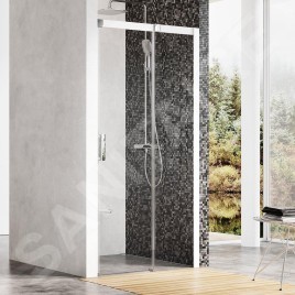 Ravak Matrix - Porte de douche en deux parties MSD2-120 R, 1175-1215 mm, blanc/verre clair 0WPG0100Z1