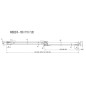 Ravak Matrix - Porte de douche MSD2-110 R, 1075-1115 mm, verre satiné/clair 0WPD0U00Z1 Ravak Matrix - Porte de douche MSD2-110 R, 1075-1115 mm, verre satiné/clair 0WPD0U00Z1