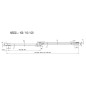 Ravak Matrix - Porte de douche en deux parties MSD2-120 L, 1175-1215 mm, blanc/verre clair 0WLG0100Z1 Ravak Matrix - Porte de douche en deux parties MSD2-120 L, 1175-1215 mm, blanc/verre clair 0WLG0100Z1