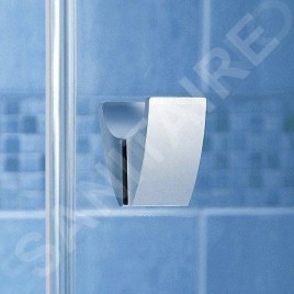 Ravak Pivot - Cabine de douche quart de rond PSKK3-100, 970-995 mm, aluminium brillant/verre clair 376AAC00Z1