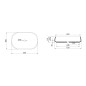 Sapho Jumper - Lavabo 600x400 mm, blanc WH070 Sapho Jumper - Lavabo 600x400 mm, blanc WH070