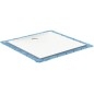 Geberit Setaplano - Receveur de douche plat, 1000x1000 mm, matériau minéral, Antislip, blanc alpin 154.280.11.1