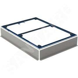 Geberit Setaplano - Cadre de montage pour baignoires de douche, 800x1.400 mm, pour 6 pieds 154.466.00.1