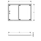 Geberit Setaplano - Cadre de montage pour baignoires de douche, 800x1.400 mm, pour 6 pieds 154.466.00.1 Geberit Setaplano - Cadre de montage pour baignoires de douche, 800x1.400 mm, pour 6 pieds 154.466.00.1