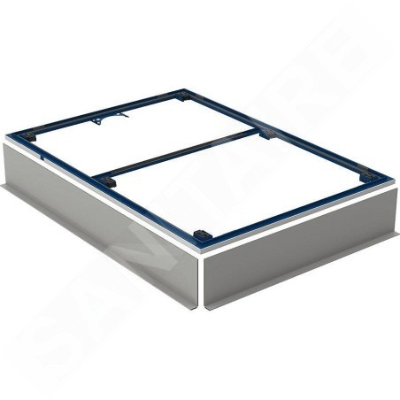 Geberit Setaplano - Cadre de montage pour baignoires de douche, 1.000x1.400 mm, pour 6 pieds 154.484.00.1