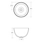 Sapho Lavabos - Lavabo Dome 455x455 mm, blanc WH030 Sapho Lavabos - Lavabo Dome 455x455 mm, blanc WH030