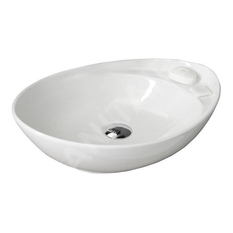 Sapho Lavabos - Lavabo Beverly 560x370 mm, blanc WH040 Sapho Lavabos - Lavabo Beverly 560x370 mm, blanc WH040