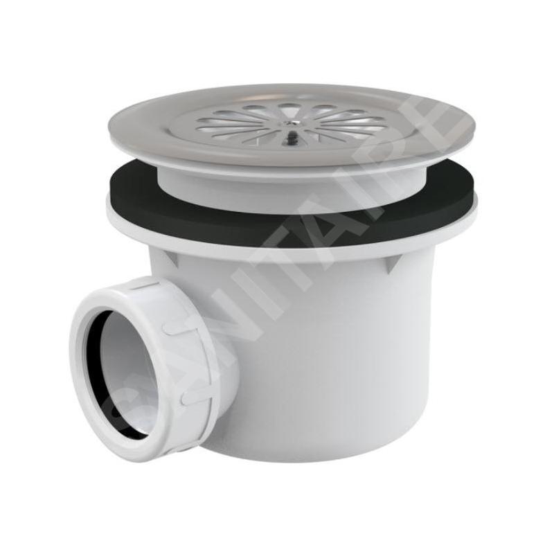 Alcadrain Siphons - Siphon, diamètre 90 mm, grille en acier inoxydable A48 Alcadrain Siphons - Siphon, diamètre 90 mm, grille en acier inoxydable A48