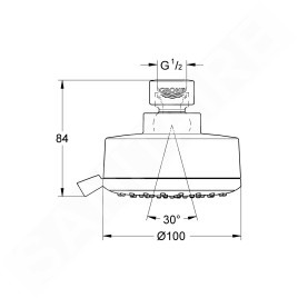 Grohe Tempesta Cosmopolitan - Douche de tête, 4 jets, chrome 26043001
