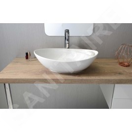 Sapho Lavabos - Lavabo Beverly 560x370 mm, blanc WH040