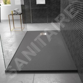 Ideal Standard Ultra Flat S - Receveur de douche 1200x700 mm, gris béton K8221FS
