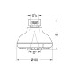 Grohe Tempesta New - Douche de tête 100, 4 jets, chrome 26044001